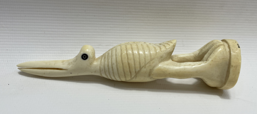 ANTİKA FİLDİŞİ KUŞ FİGÜRÜ 