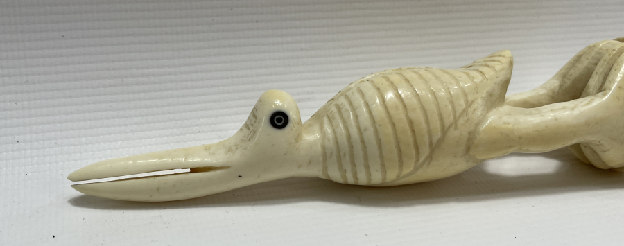 ANTİKA FİLDİŞİ KUŞ FİGÜRÜ 