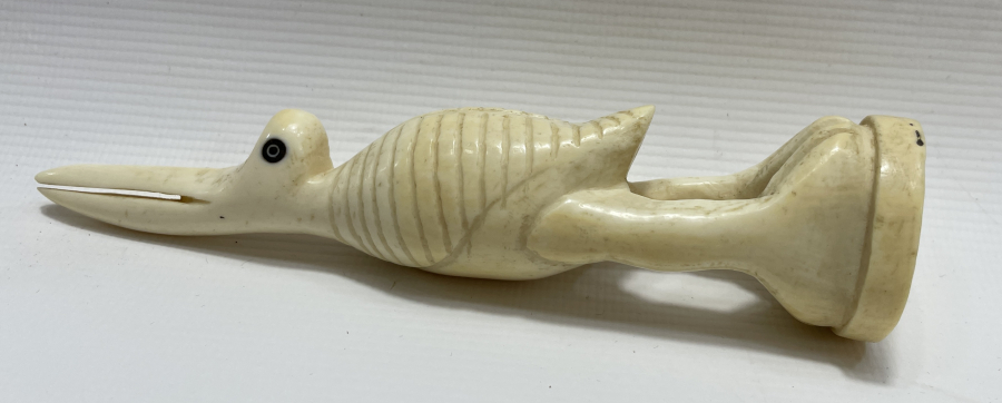 ANTİKA FİLDİŞİ KUŞ FİGÜRÜ 