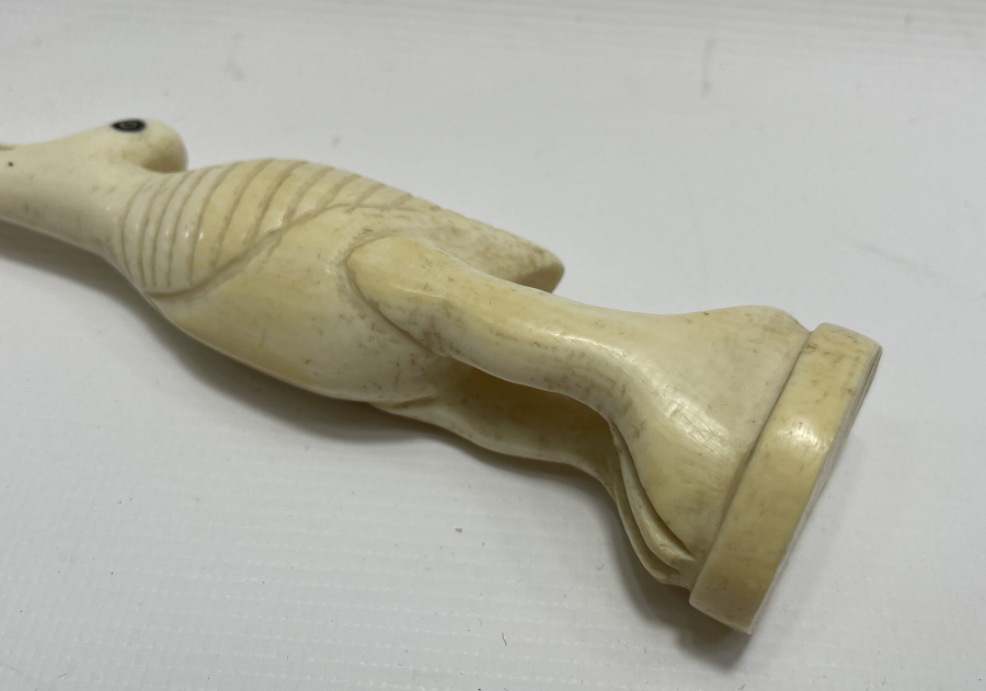 ANTİKA FİLDİŞİ KUŞ FİGÜRÜ 