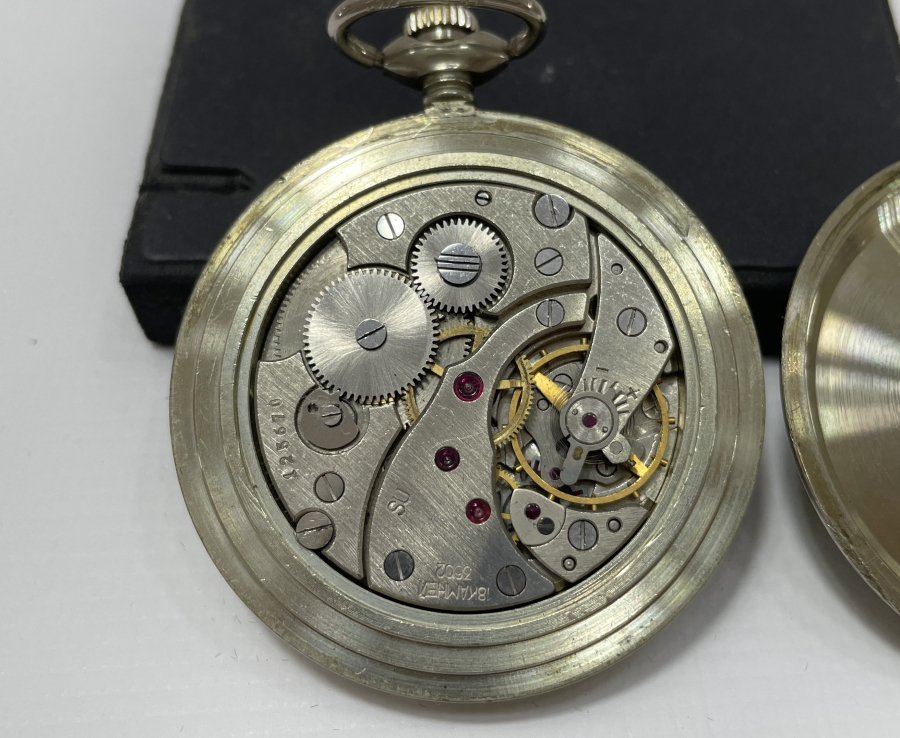 ANTİKA KURMALI TREN YOLLU CEP SAATİ