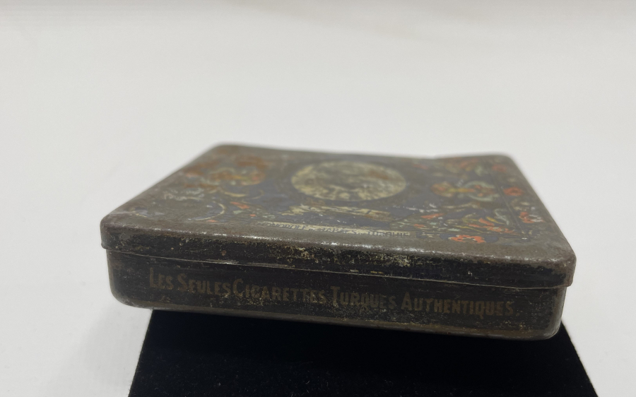 ATATÜRK GÖRSELLİ VE OSMANLICA YAZILI GAZİ SİGARA TABAKASI