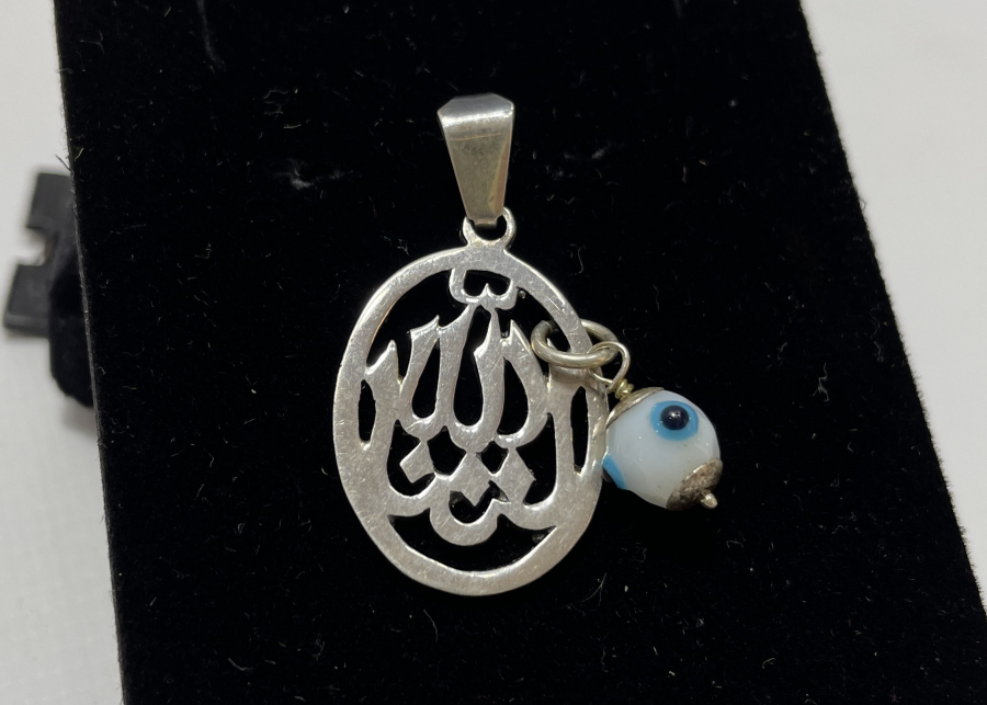 GÜMÜŞ NAZARLIK KOLYESİ