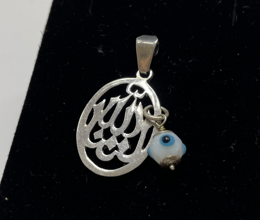 GÜMÜŞ NAZARLIK KOLYESİ