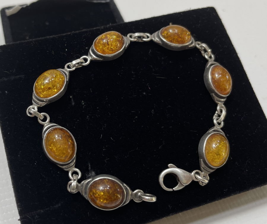 KEHRİBAR TAŞLI BİLEKLİK