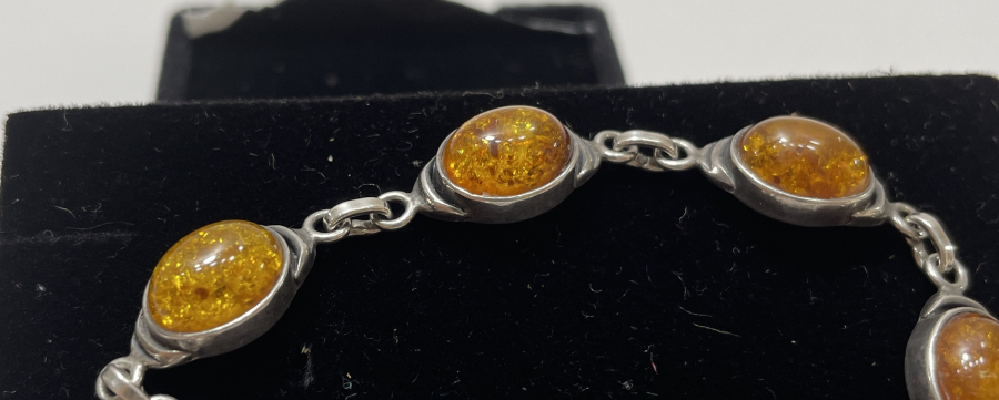 KEHRİBAR TAŞLI BİLEKLİK