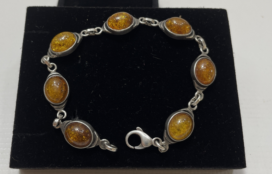 KEHRİBAR TAŞLI BİLEKLİK