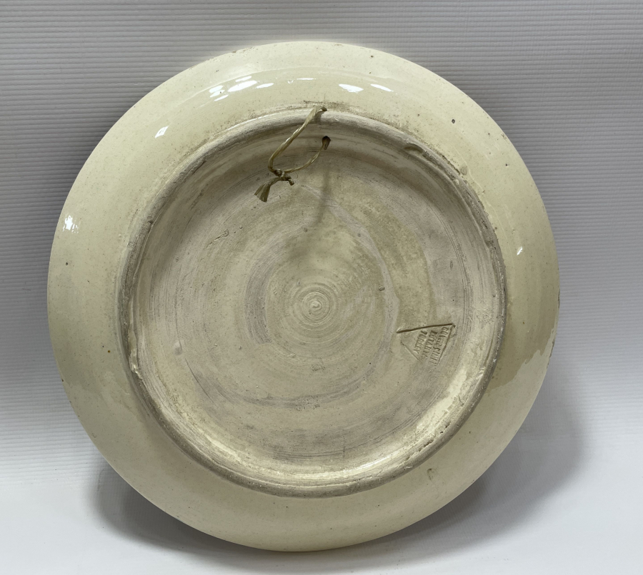 KÜTAHYA YAPIMI USTA İŞİ ANTİKA DUVAR TABAĞI