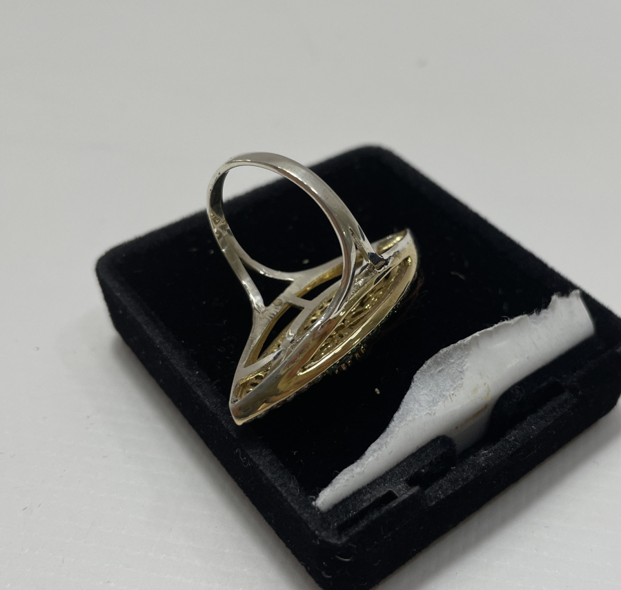 MEKİK FORMUNDA GÜMÜŞ YÜZÜK