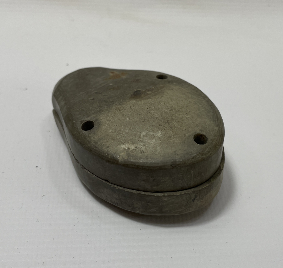 OSMANLI DÖNEMİ 1915 TARİHLİ YADİGARI BAĞDAT YAZILI KURŞUN KALIBI