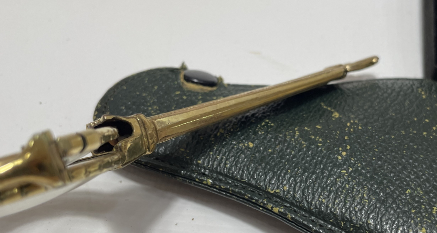 OSMANLI DÖNEMİ ÇOK NADİR MİNELİ VE ALTIN KAPLAMA GÖZLÜK