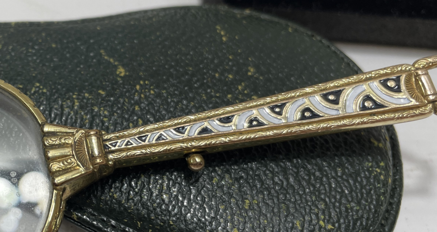 OSMANLI DÖNEMİ ÇOK NADİR MİNELİ VE ALTIN KAPLAMA GÖZLÜK