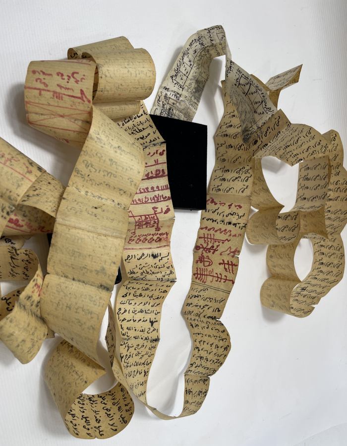 OSMANLI DÖNEMİ DEV BOYDA EL YAZMA TILSIMLI HAMAYIL