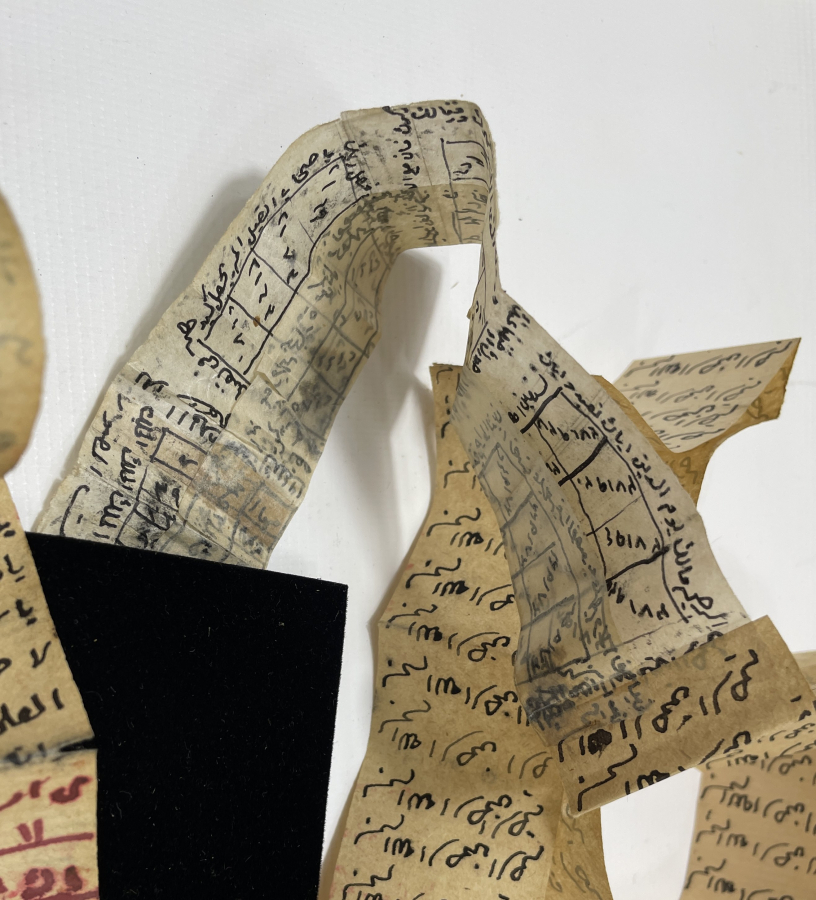 OSMANLI DÖNEMİ DEV BOYDA EL YAZMA TILSIMLI HAMAYIL