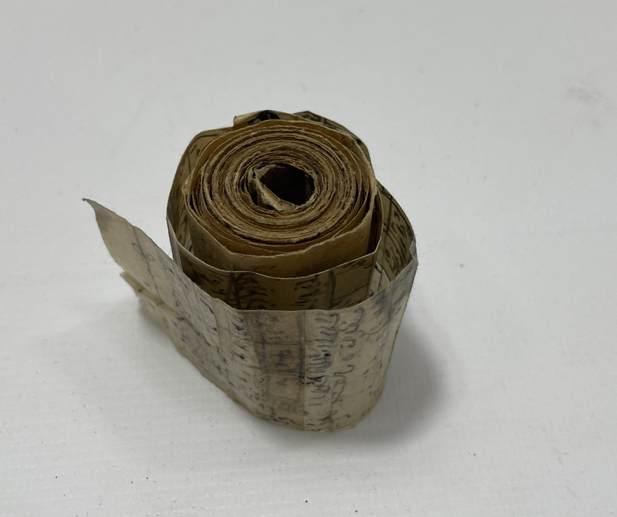 OSMANLI DÖNEMİ DEV BOYDA EL YAZMA TILSIMLI HAMAYIL