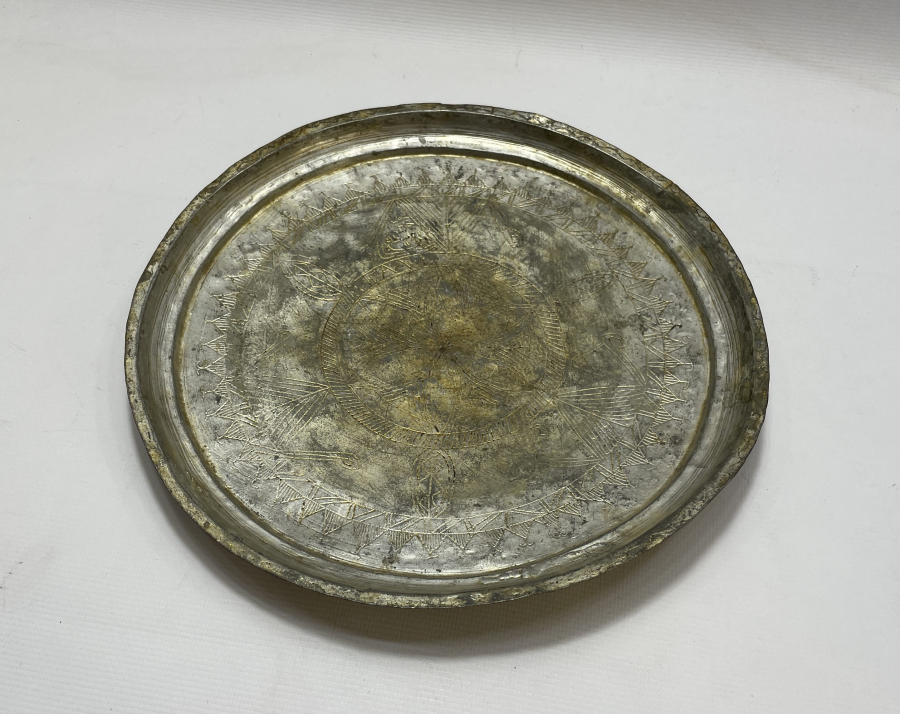 OSMANLI DÖNEMİ NADİR FORMDA KAHVE TEPSİSİ