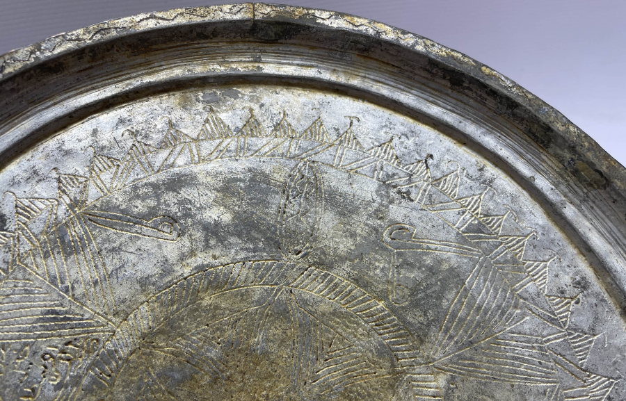 OSMANLI DÖNEMİ NADİR FORMDA KAHVE TEPSİSİ