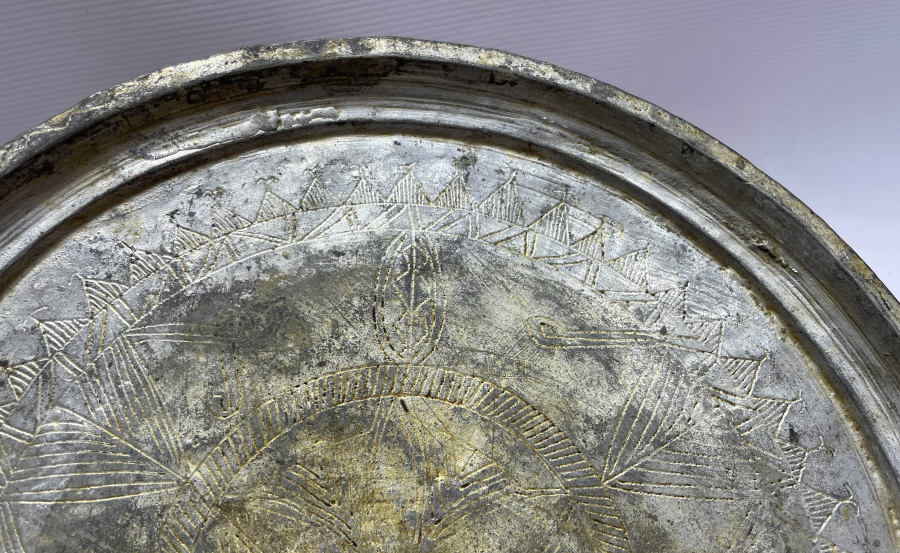 OSMANLI DÖNEMİ NADİR FORMDA KAHVE TEPSİSİ