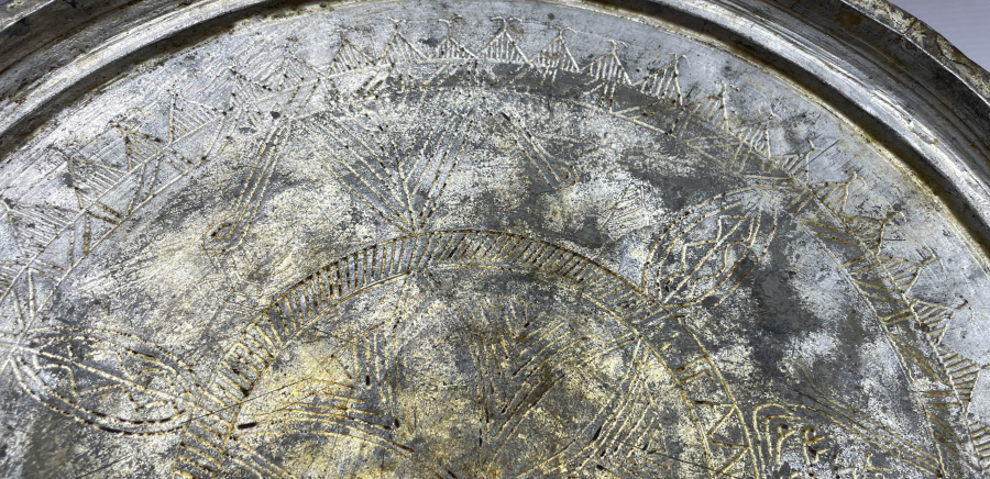 OSMANLI DÖNEMİ NADİR FORMDA KAHVE TEPSİSİ