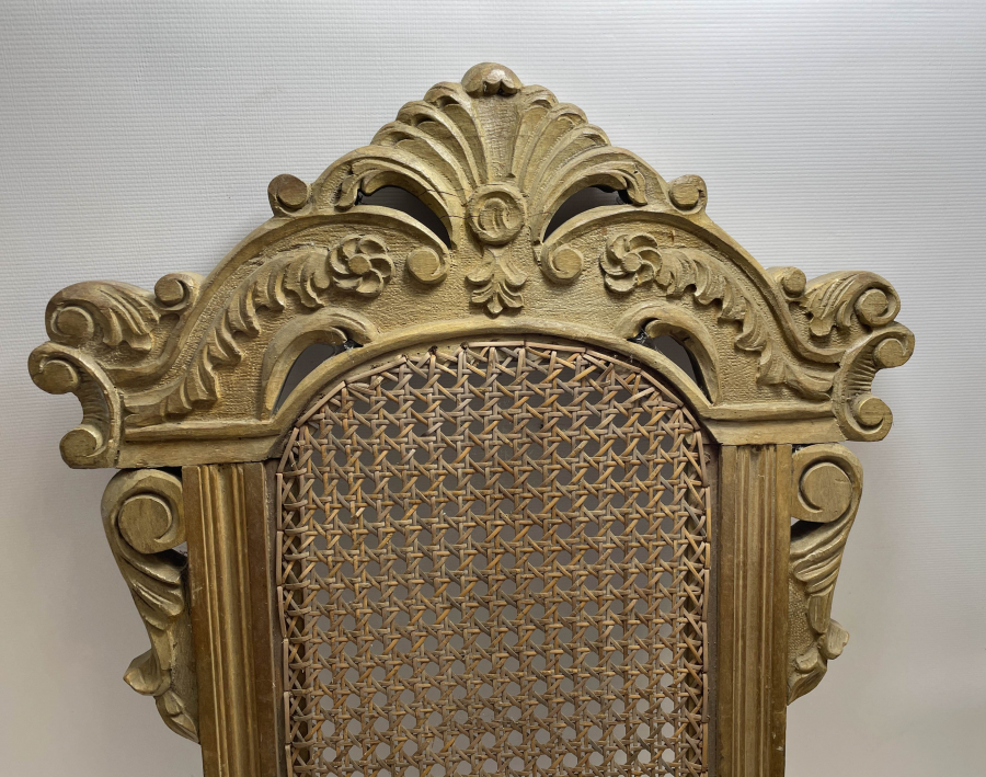 OSMANLI DÖNEMİ NADİR FORMDA SANDALYE ARKASI