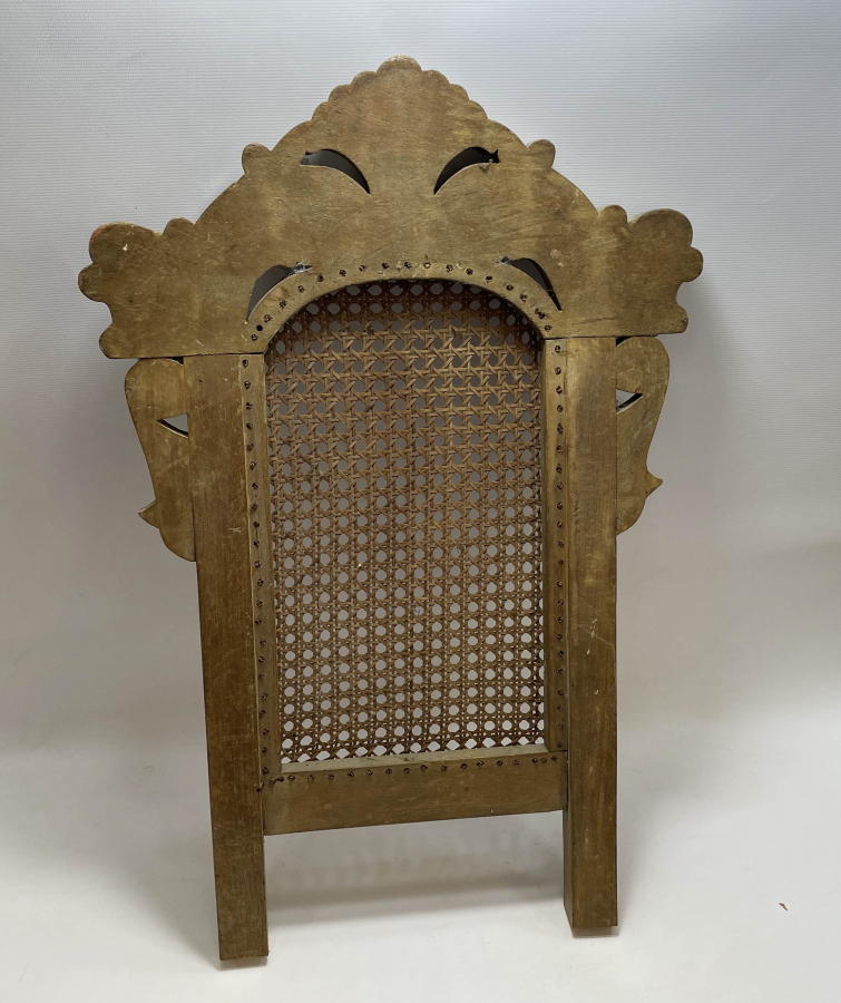 OSMANLI DÖNEMİ NADİR FORMDA SANDALYE ARKASI