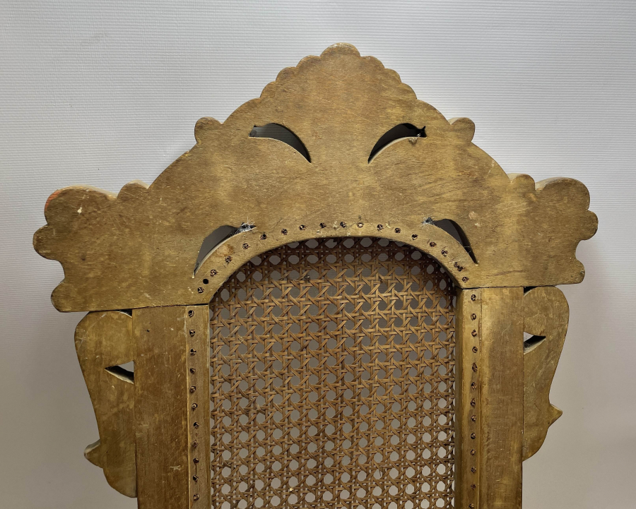 OSMANLI DÖNEMİ NADİR FORMDA SANDALYE ARKASI