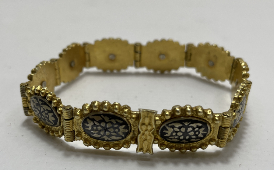 OSMANLI DÖNEMİ SAVAT İŞÇİLİKLİ GÜMÜŞ BİLEKLİK