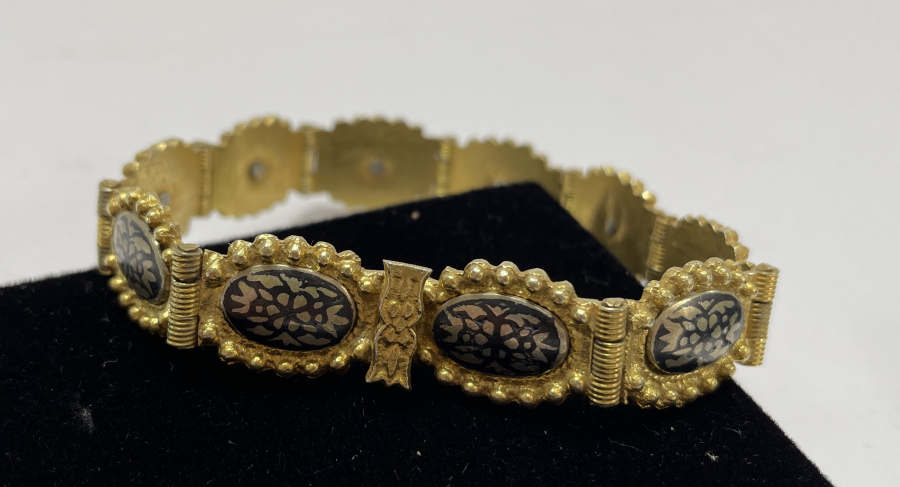 OSMANLI DÖNEMİ SAVAT İŞÇİLİKLİ GÜMÜŞ BİLEKLİK