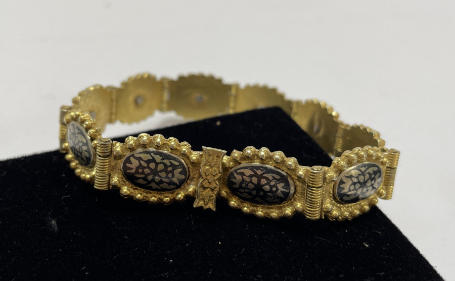 OSMANLI DÖNEMİ SAVAT İŞÇİLİKLİ GÜMÜŞ BİLEKLİK