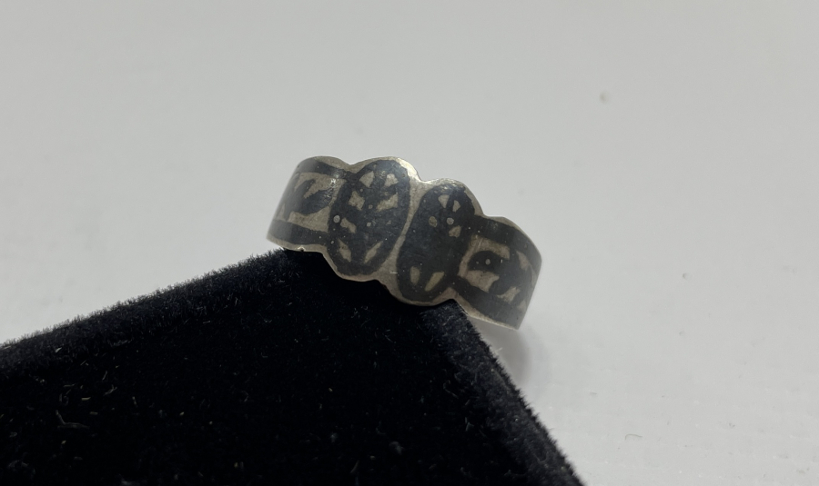 OSMANLI DÖNEMİ SAVAT İŞÇİLİKLİ NADİR EVLİLİK YÜZÜĞÜ