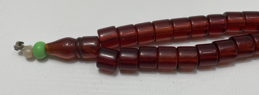 OSMANLI DÖNEMİ SU BAĞASI RENK ALMIŞ TESBİH