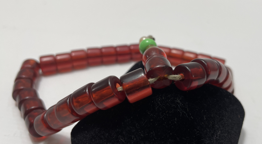 OSMANLI DÖNEMİ SU BAĞASI RENK ALMIŞ TESBİH