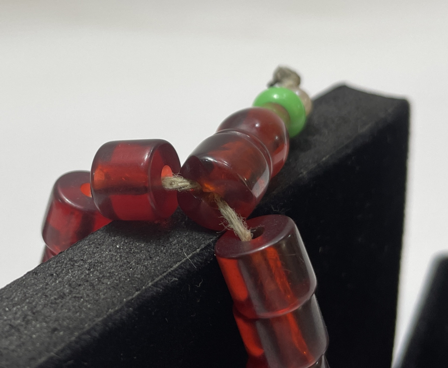 OSMANLI DÖNEMİ SU BAĞASI RENK ALMIŞ TESBİH