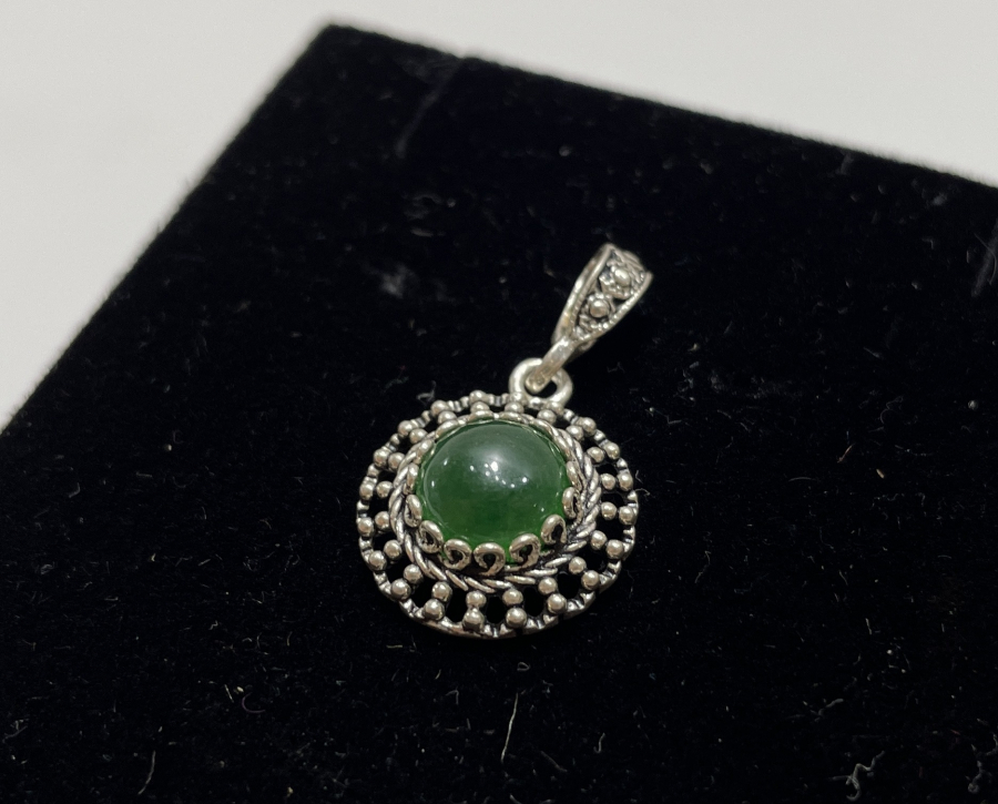 YEŞİM TAŞLI KOLYE UCU