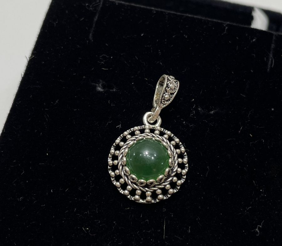 YEŞİM TAŞLI KOLYE UCU