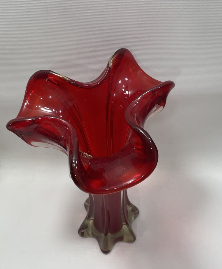 BÜYÜK BOY MURANO FIRFIRLI VAZO