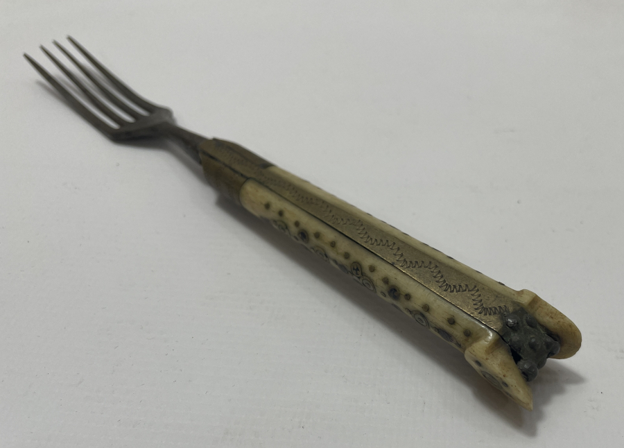 OSMANLI DÖNEMİ BOSNA İŞİ NADİR FORMDA ÇATAL