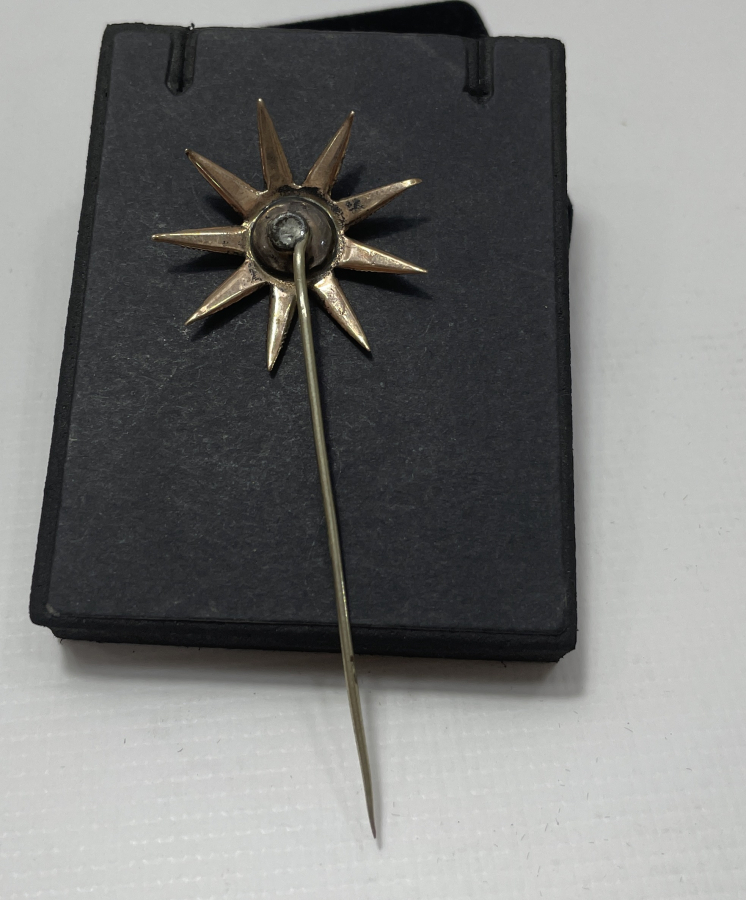 OSMANLI DÖNEMİ ELMASLI ALTIN BROŞ