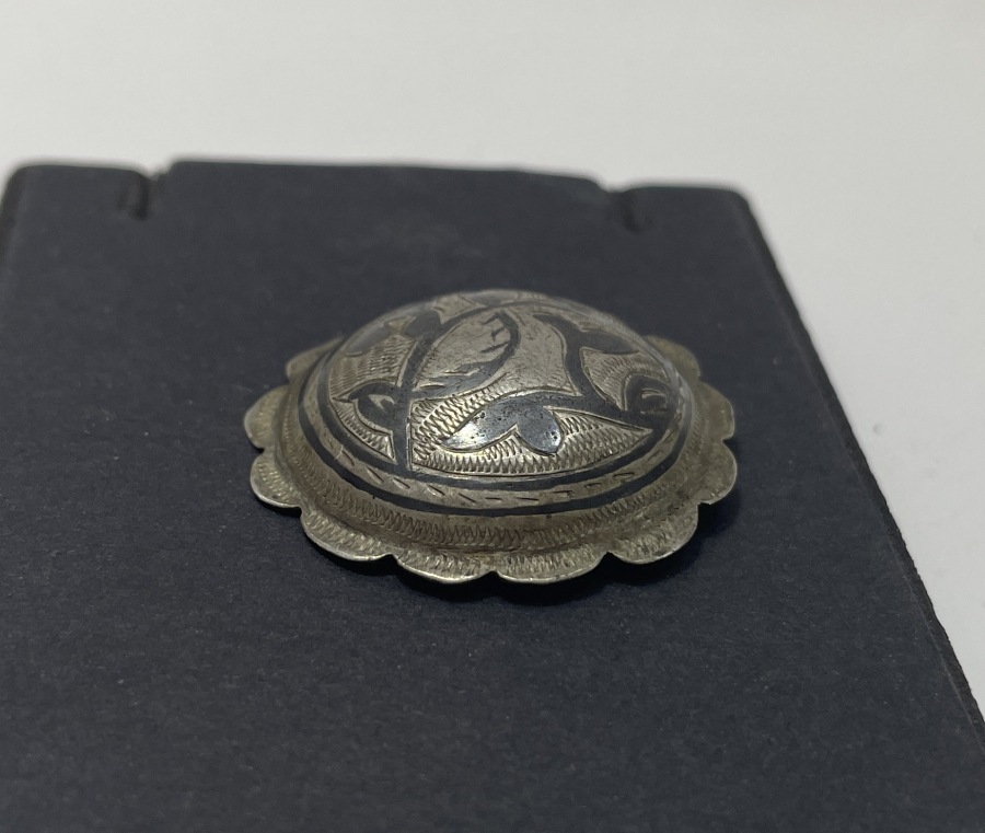 OSMANLI DÖNEMİ SAVATLI GÜMÜŞ DÜĞME