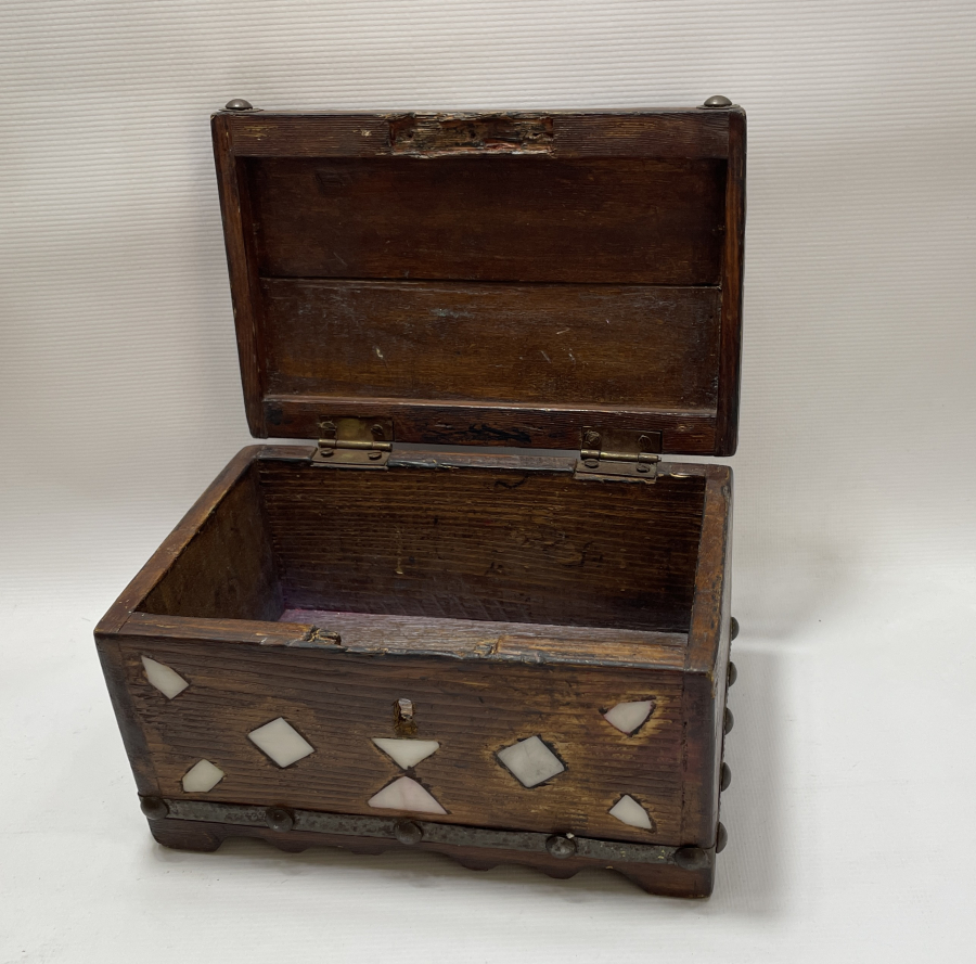 OSMANLI DÖNEMİ SEDEF İŞLEMELİ KUTU