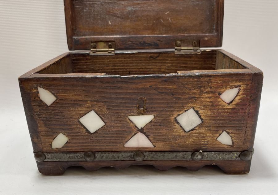 OSMANLI DÖNEMİ SEDEF İŞLEMELİ KUTU