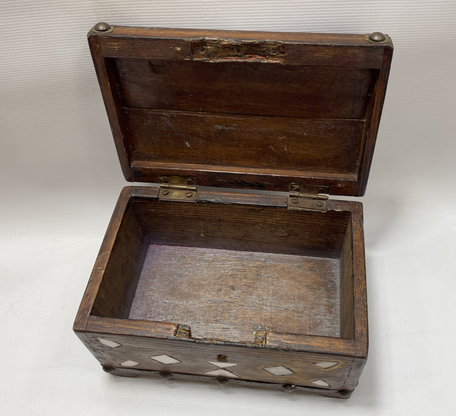 OSMANLI DÖNEMİ SEDEF İŞLEMELİ KUTU