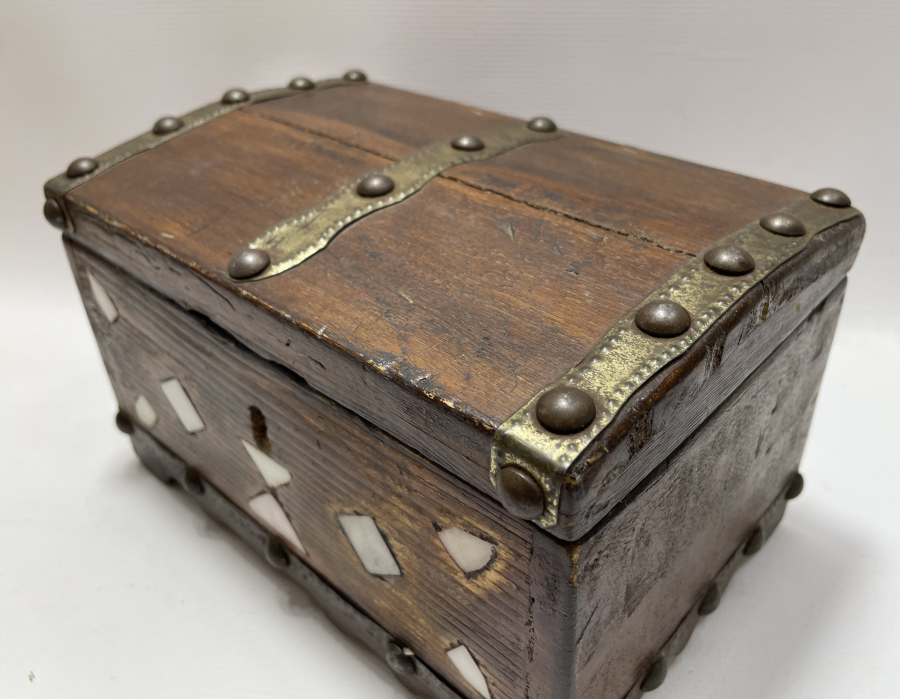 OSMANLI DÖNEMİ SEDEF İŞLEMELİ KUTU