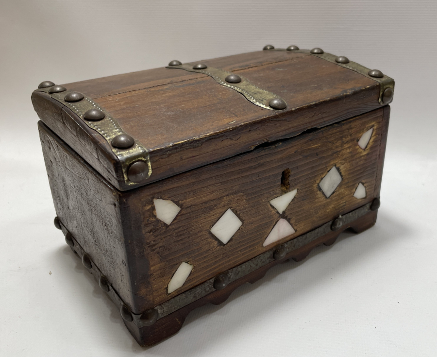 OSMANLI DÖNEMİ SEDEF İŞLEMELİ KUTU