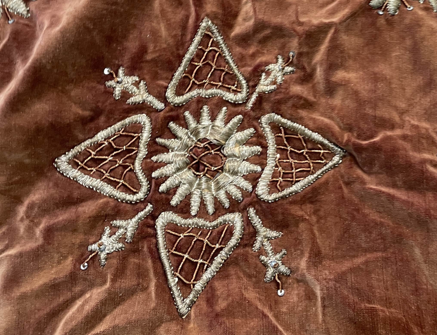 OSMANLI DÖNEMİ SIRMA İŞÇİLİKLİ GELİN BOHÇASI