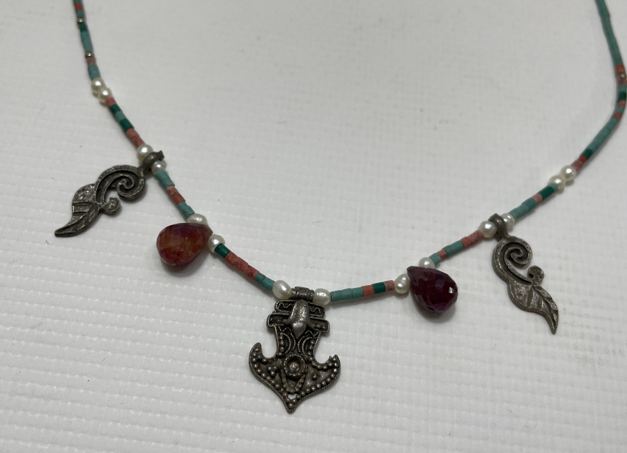 VAN İŞİ URARTU MODEL GÜMÜŞ KOLYE