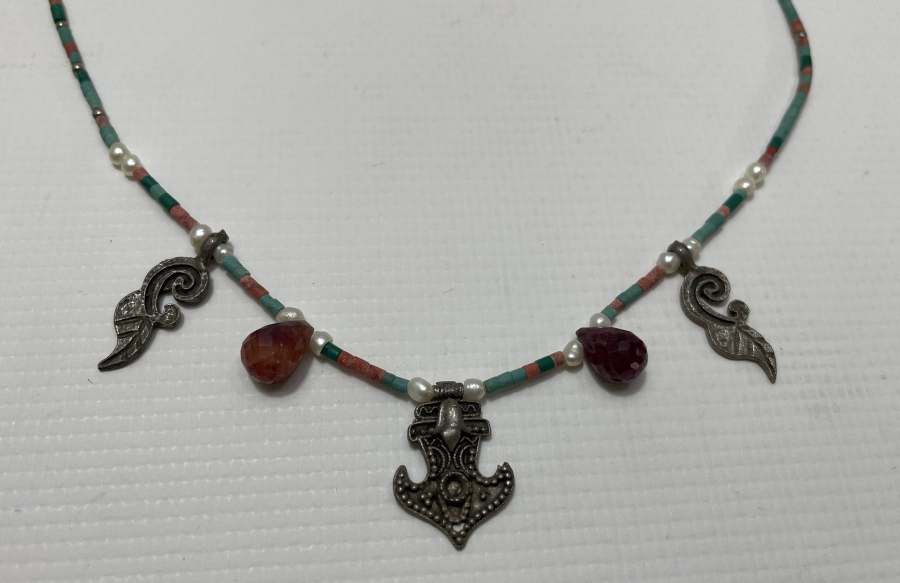 VAN İŞİ URARTU MODEL GÜMÜŞ KOLYE