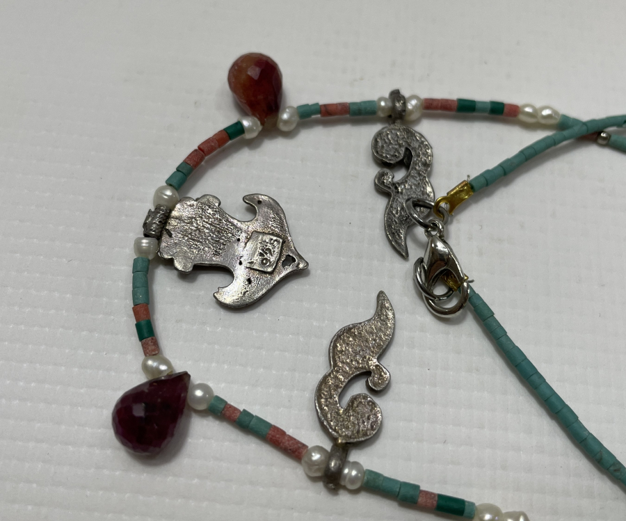 VAN İŞİ URARTU MODEL GÜMÜŞ KOLYE