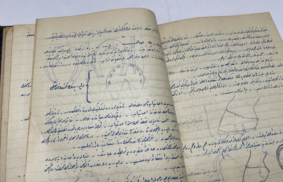 OSMANLI DÖNEMİ ÇOK NADİR BAYTARLIK ÜZERİNE YAZILMIŞ EL YAZMA 5 ADET ESER