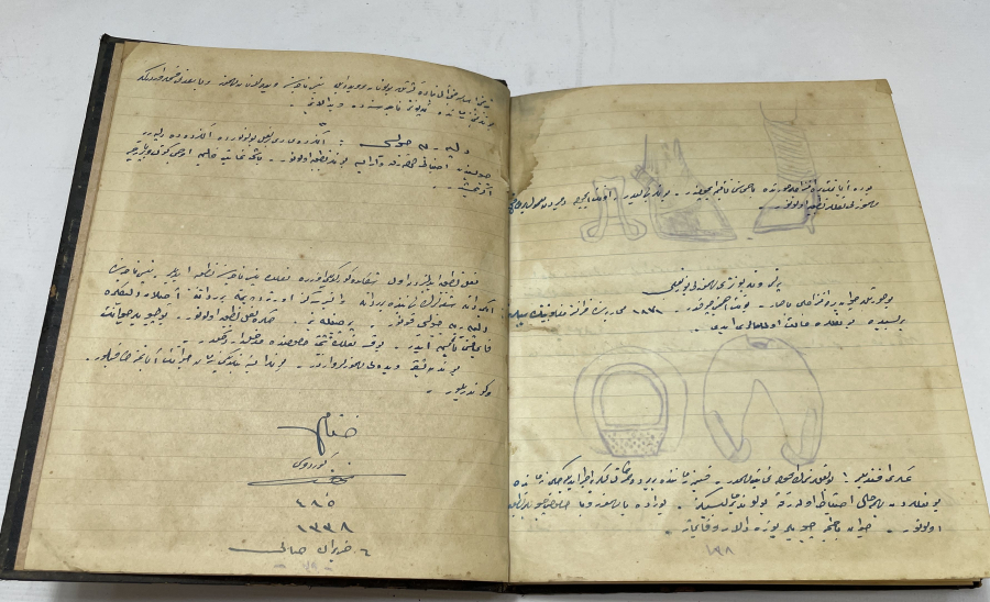 OSMANLI DÖNEMİ ÇOK NADİR BAYTARLIK ÜZERİNE YAZILMIŞ EL YAZMA 5 ADET ESER